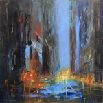 Downtown-Lights-16x16 by Bob Bradshaw