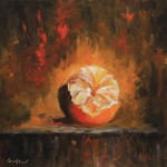 Orange Attack 12x12 by Bob Bradshaw