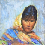 Tarahumara-Girl-12x12 by Bob Bradshaw