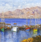 Village-Harbor-16x16 by Bob Bradshaw