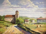 Spanish Village 30x40 by Bob Bradshaw